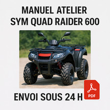Manuel atelier sym quad raider - atelier,