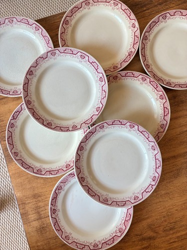 Lot assiettes plates - de, 8