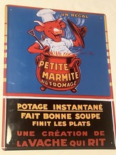 Plaque Tôle Publicitaire Non