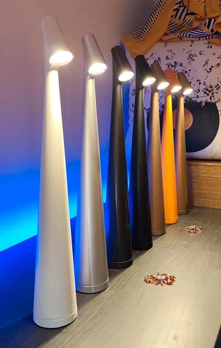 Lampe art déco - blanc, cassé