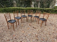 Lot de 6 chaises vintage type