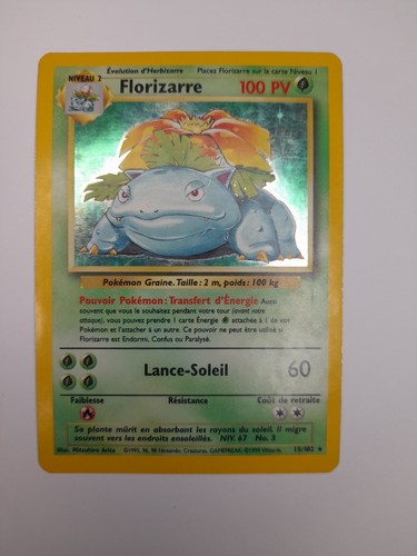 Carte pokemon florizarre holo - carte,