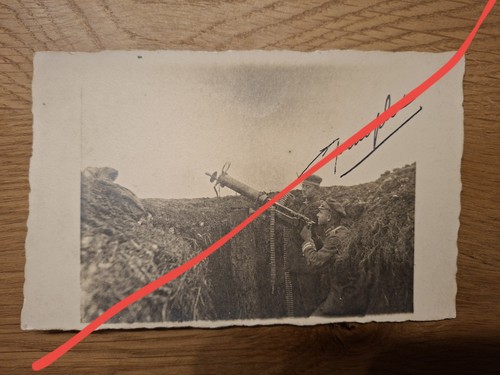Carte photo mitrailleuse - carte,