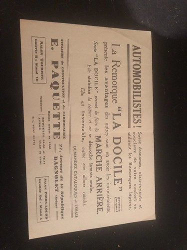 affichette