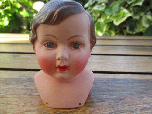 Tête poupée ancienne - tête,