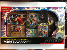 Pokémon coffret MEGA LUCARIO EX le tout sous blister en état neuf