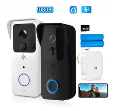 Vidéo Sonnette WiFi WLAN 2,5G 1080p Sonnette Intelligente Sans Fil