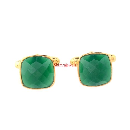 Boutons manchette argent - de,