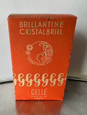 ANCIEN FLACON BRILLANTINE CRISTABRILL MARQUE GELLE FRERES COIFFEUR DECO PARFUM