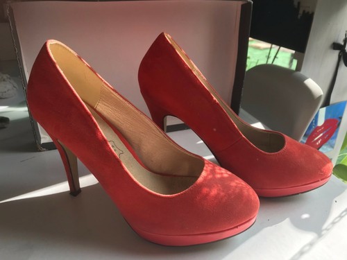 Beaux escarpins bata orange - bata,