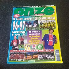 Magazine Onze Mondial Hors Serie n°24 Guide du championnat division 1 de 1996-97