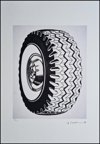 Roy lichtenstein tire - *tire, *