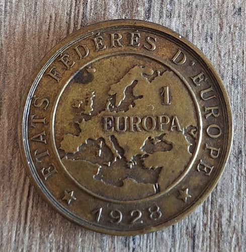 Rare médaille europa - europa, 1928