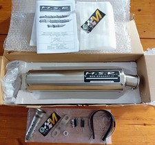 Silencieux Moto MSR Exhaust Auspuff Scarico Universel 54 Mm