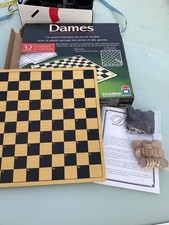 Jeu De Dames Bois  Neuf