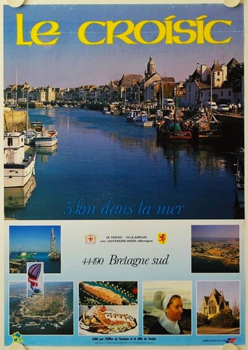 Affiche tourisme croisic - tourisme,