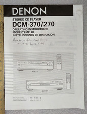 Denon DCM-370/270 Stereo CD