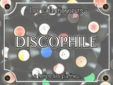 PLAQUE COLLECTION DISQUE CD VINYL DISCO 15x20cm 2 qualités : Intérieur-extérieur