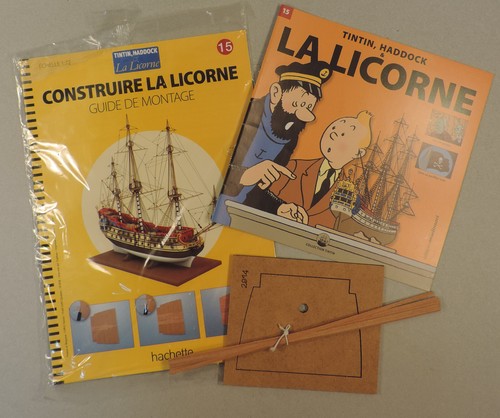 Tintin construire licorne - tintin,