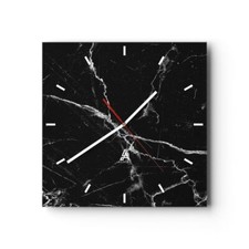 Horloge murale en verre