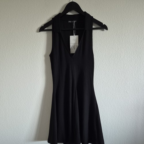 Robe zara noir - noir, col