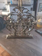 Porte Revue En Bronze Ancien,art Deco,art Nouveau 