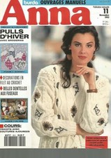 BURDA - ANNA N°11-1993 - PULLS HIVER AVEC BRODERIES / BORDURE ETAGERE / EQUITATI