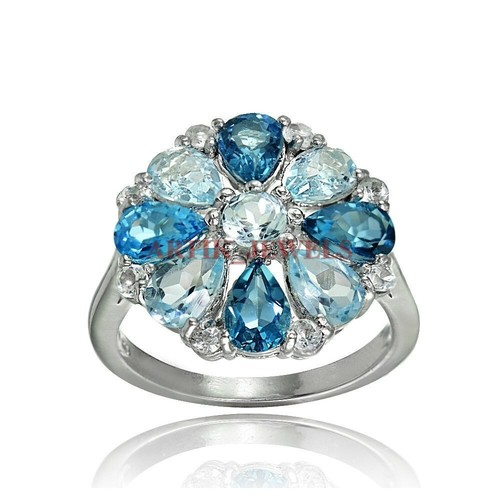 Naturel bleu gemme topaze avec - gemme,