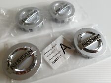 4x Cache Moyeu Jantes Alu Centre De Roue Nissan 54mm L'extérieur 