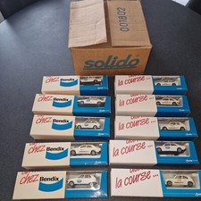 SOLIDO BENDIX 1/43 10 VOITURES R5 turbo/ 205/505/VISA/ESCORT/FIESTA/R25/ALFETTA.