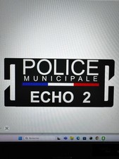 Badge Police Municipale ÉCHO 2