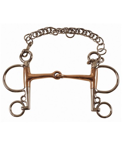 Pelham articulé acier - articulé, en