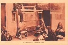 Tunisie - DJERBA - Tissage de tapis - Ed. Pavia frères - Soler 31