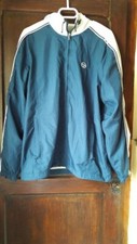 Sergio Tacchini Blouson sport avec capuche bleu et crème T L