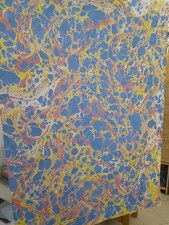 Papier marbré à la cuve de