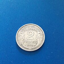 Pièce de Monnaie 2 francs Type Morlon 1959 aluminium 