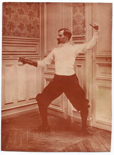 Photo portrait escrimeur - d'un,