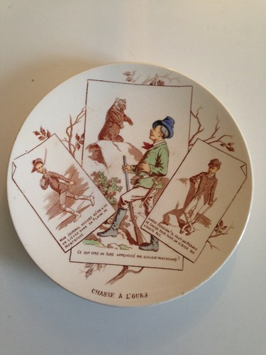 Ancienne assiette parlante - ancienne,