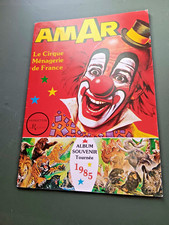 1985 (F) programme CIRQUE AMAR