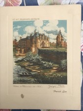 Menu de 1933 FRENCH LINE  TRANSATLANTIQUE collection navale . Chenonceaux