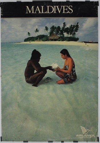 Maldives airlanka circa - maldives, 1975