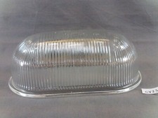 Ancien verre abat jour de lampe de cour, écurie, coursive, extérieure (CV23)