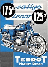 TERROT MOTO 125 CC R1280 - POSTER HQ 40x60cm d'une AFFICHE VINTAGE