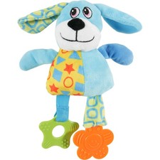 Jouet en peluche PUPPY Chien bleu  23 cm pour chiots