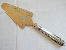 Ancienne pelle à tarte / gateau argent fourré style Louis XVI