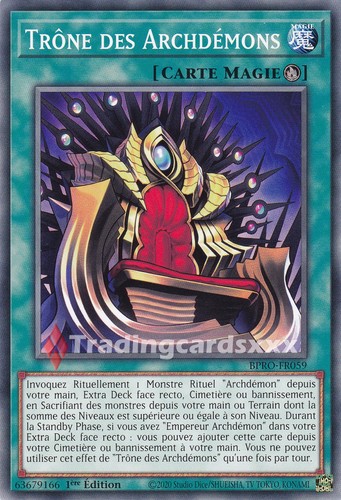 Trône des - yu-gi-oh!,
