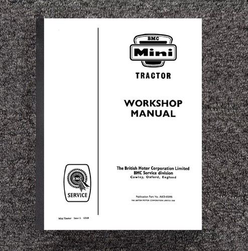 Tractor diesel workshop manual - diesel,