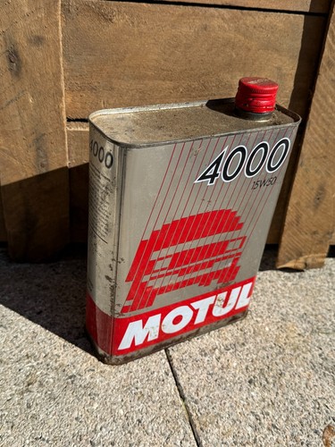 Ancien bidon huile motul - d'huile,