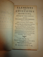 "Eléments de l'histoire