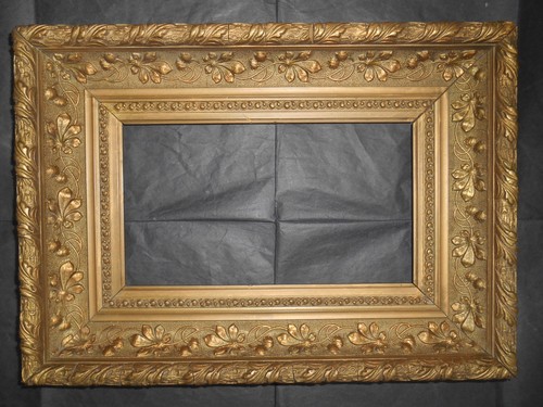 Cadre ancien bois stuc - en,